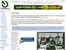 Tablet Screenshot of freethoughtpedia.com